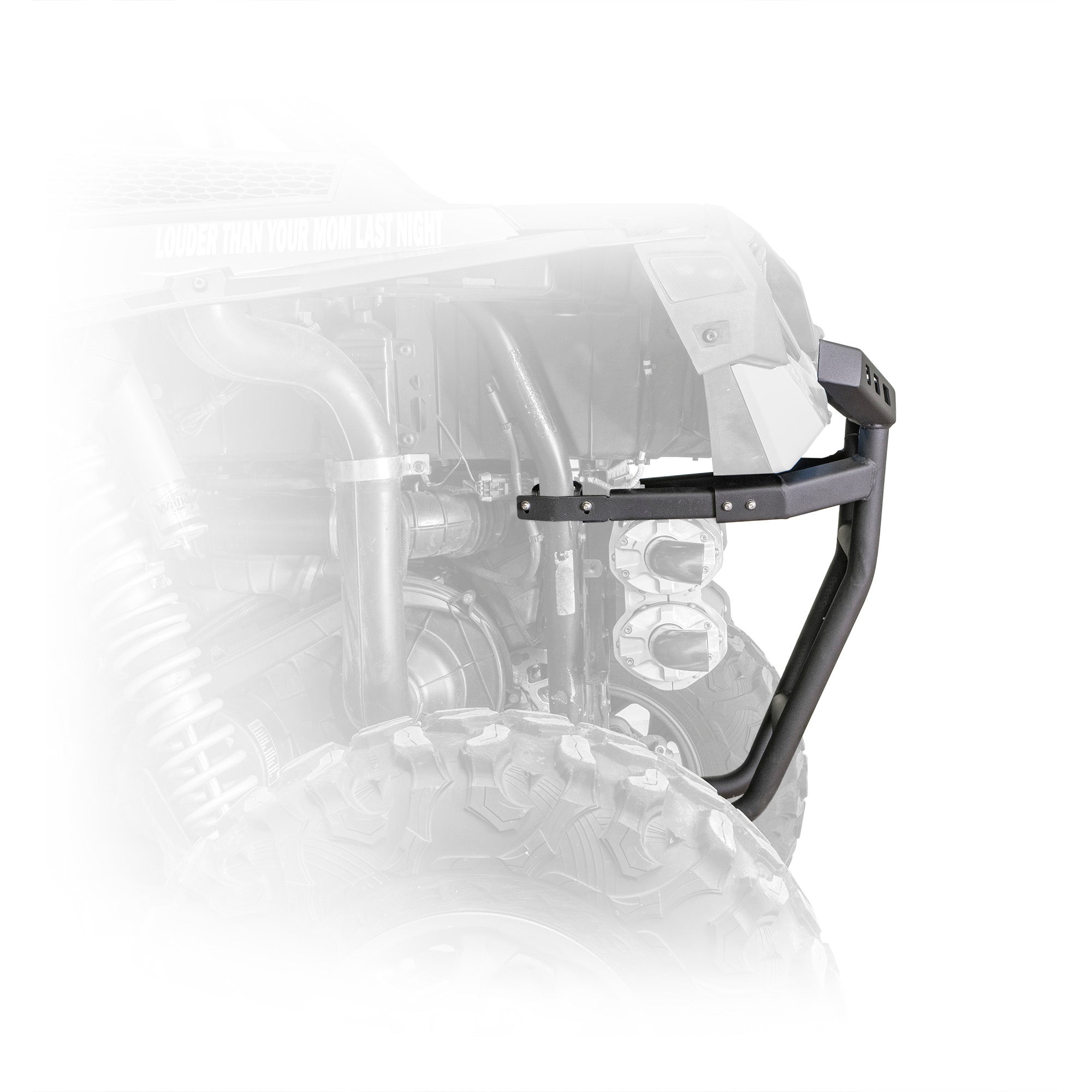 RZR XP 1000 rear bumper installed on vehicle