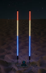 Game Changer LED Whip Set - Red, White & Blue Edition - Marshin Whips