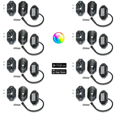 5150 Whips 187 Style Rock Lights w/ Control Harness - 5150 Whips