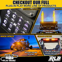 RLB Motorsports Textron LED Chase Light - San Felipe (Amber/White)