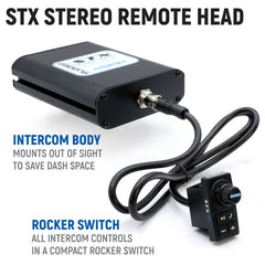 Rugged Honda Pioneer Complete Communication Kit with Bluetooth Intercom and 2-Way Radio - STX Stereo Remote Head Intercom / M1 VHF Business Band