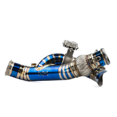 RPM Maverick R Titanium 3" Side Exit E-Valve Down Pipe