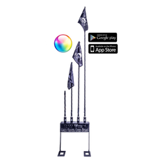 Standard LED Whip w/ Remote – Whip Only - 5150 Whips