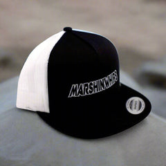 Marshin Whips Signature Flat Bill Snapback Hat | Premium Off-Road Headwear