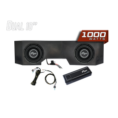 UTV Stereo Can-Am® Defender 1000W Dual 10" Subwoofer Kit | UTVS-DEF-SUB-1000-2
