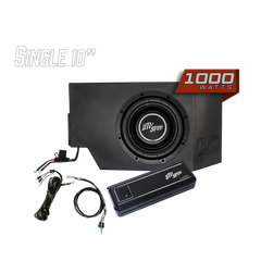 UTV Stereo Can-Am® Defender 1000W Single Driver Side 10" Subwoofer Kit | UTVS-DEF-SUB-1000-DRIVER