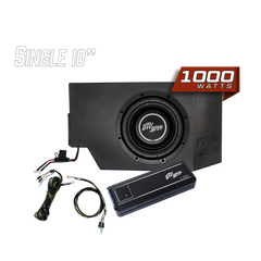 UTV Stereo Can-Am® Defender 1000W Single Driver Side 10" Subwoofer Kit | UTVS-DEF-SUB-1000-DRIVER
