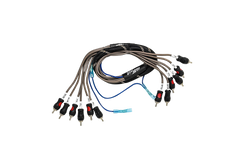 UTV Stereo UTV Stereo 6-Channel RCA Harness - Front, Rear, Subwoofer, + Remote | UTVS-HRN-RCA-3