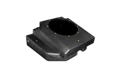UTV Stereo Can-Am® Maverick R 10" Rear Passenger Subwoofer Enclosure (PRE-ORDER ONLY)(4-SEAT MODELS) – Unloaded | UTVS-R-ENC-PASS-4R