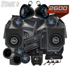 UTV Stereo Can-Am® X3 Signature Series Stage 8 Stereo Kit | UTVS-X3-S8-S