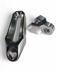 Synthetic rope routing through EOD clear fairlead