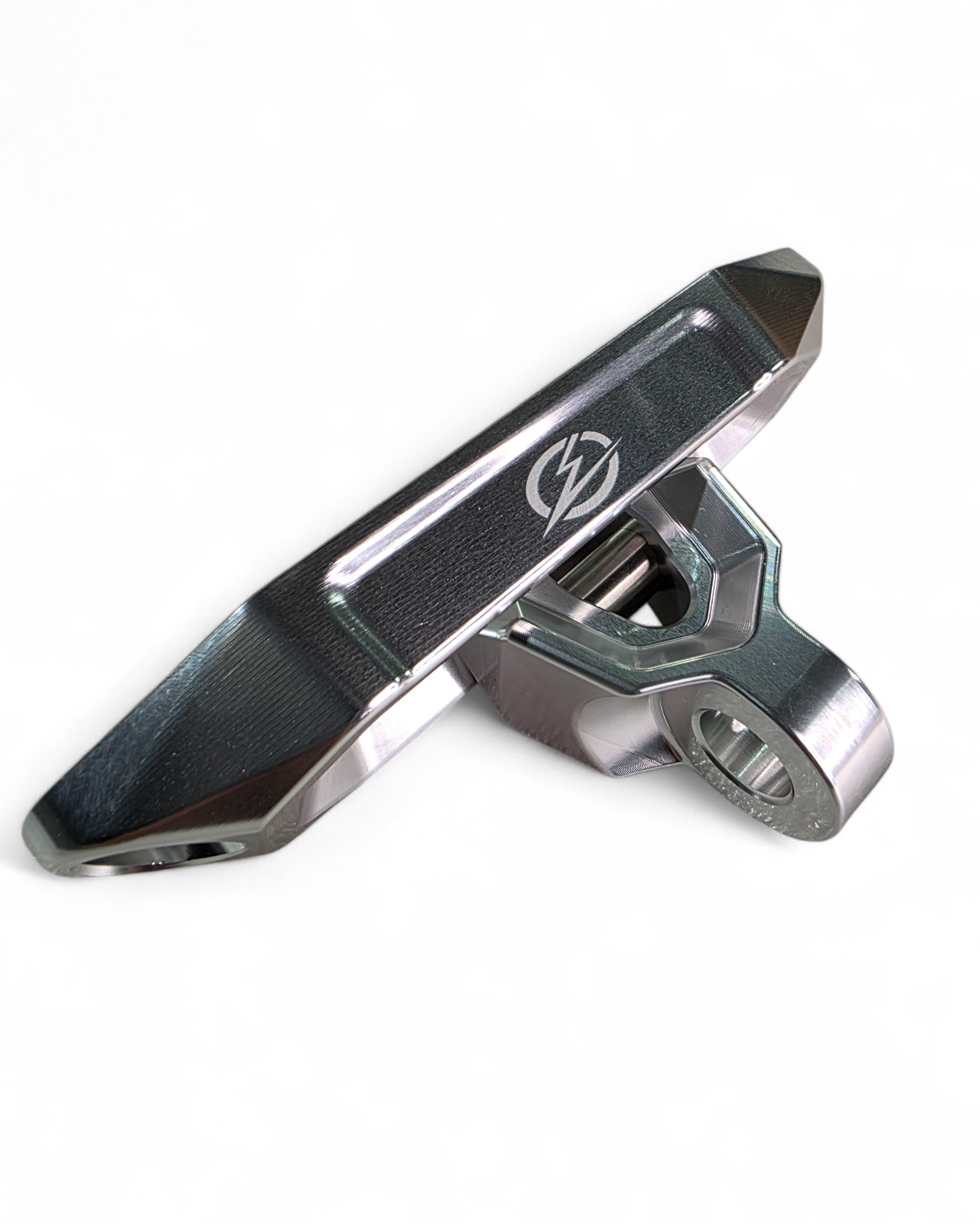 Anodized clear finish detail on EOD winch fairlead