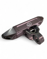 Tow hook detail on EOD winch fairlead and hook combo, gunmetal