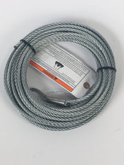 Warn WIRE ROPE ASSEMBLY 1/4 Inch Diameter x 50 Foot Length 100973