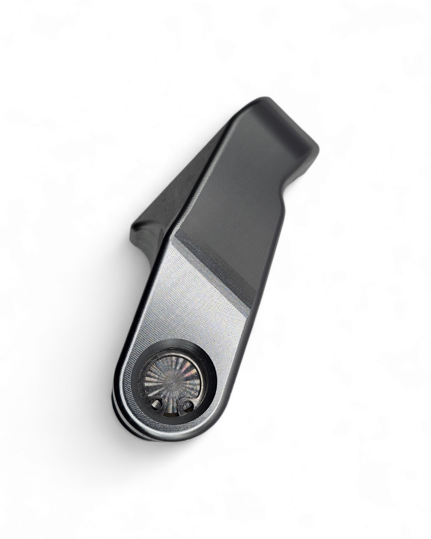 Stainless steel pin and clip detail on EOD winch hook, clear