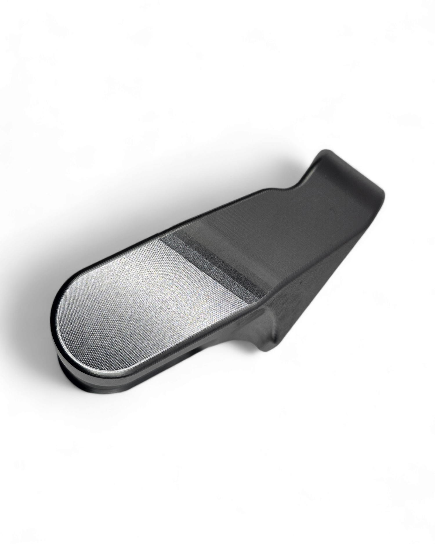 EOD clear winch hook shown installed in a machined fairlead
