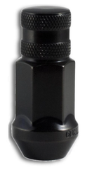 Gorilla Forged Steel Racing Closed End Lug Nut - 12mm x 1.50 Thread Size - 3/4" Hex - Black Finish - Bulk (45138BC)