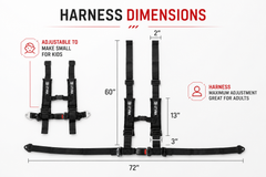 2-inch 4-point Harness with Auto Buckle - UTVMA