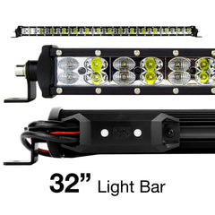 XKGLOW XK Glow RGBW Light Bar High Power Offroad Work/Hunting Light w/ Bluetooth Controller 32In XK-BAR-32