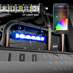 XKGLOW XK Glow RGBW Light Bar High Power Offroad Work/Hunting Light w/ Bluetooth Controller 14In XK-BAR-14