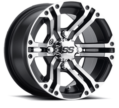 ITP SS 212 14x6 / 4x110 BP / 4+2 Offset Machined Wheel 1428372404B