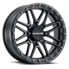 Raceline A11B Krank-XL 20x7in / 4x156 BP / 0mm Offset / 132.5mm Bore - Satin Black Wheel A11B-20756-00