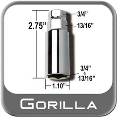 Gorilla Adapter SocketDual Socket3/4" - 13/16" Bul (34-1316DS)