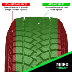 Rhino USA 14-Piece Compact Tire Repair Plug Kit RNO-PLUG-PACK