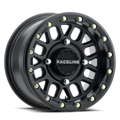 Raceline A92B Podium 15x6in / 4x137 BP / 40mm Offset / 110.18mm Bore - Satin Black Beadlock Wheel A93B-56037+40
