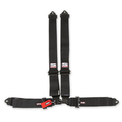 Simpson Racing Latch & Link Off-Road Recreational Harnesses 3-Inch Belt Width - Black Belt - Floor Mounting