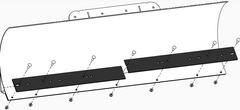 KFI 50 in. Universal Wear Bar 106250