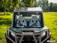 SuperATV Can-Am Commander MaxDrive Power Flip Glass Windshield