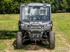 SuperATV Can-Am Defender MaxDrive Power Flip Glass Windshield