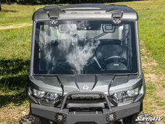 SuperATV Can-Am Defender MaxDrive Power Flip Glass Windshield