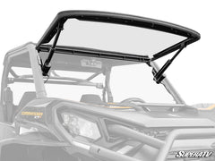 SuperATV Can-Am Commander MaxDrive Power Flip Windshield