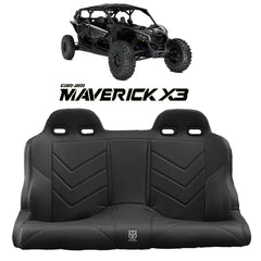 Maverick X3 Rear Bench Seat W Harnesses (2017+)