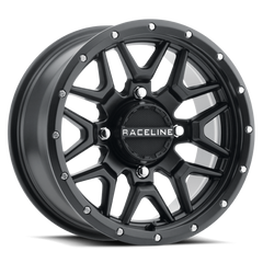 Raceline A94B Krank 14x7in / 4x137 BP / 10mm Offset / 110.18mm Bore - Satin Black Wheel A94B-47037+10