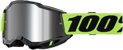 100-PERCENT ACCURI 2 JUNIOR GOGGLE N. YLLW MIRROR SILVER LENS