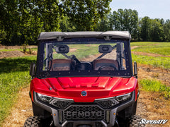 SuperATV CFMOTO U10 Pro MaxDrive Power Flip Windshield