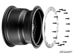 SuperATV Standard XT Warrior Tires 34x10x14 on 14x10 Healy Lock Series Beadlock Wheels 4/137 Pattern