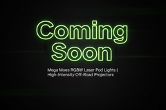 Mega Moes RGBW Laser Pod Lights | High-Intensity Off-Road Projectors