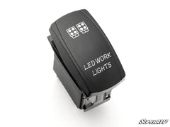 SuperATV LED Light Wiring Harness with Rocker Switch