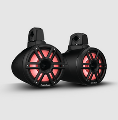 Rockford Fosgate M2 8in. Color Optix 2-Way Horn Loaded Wake Tower Speakers (Pair) - Black M2WL-8HB