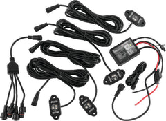 DragonFire Racing Rgb Rock Light Kit Bt 4 Pc 522011