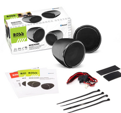 BOSS Audio Motorcycle Bluetooth Amplified 3in Speakers MCBC425BA