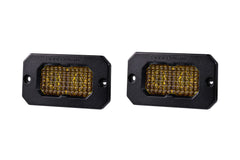 Diode Dynamics Stage Series 2in Sport Yellow Flood Flush ABL (pair) DD6430P