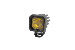 Diode Dynamics Stage Series C1 LED Pod Sport Yellow Spot Standard ABL (single) DD6453S