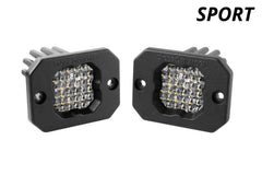 Diode Dynamics Stage Series C1 LED Pod Sport White Flood Flush ABL (pair) DD6470P