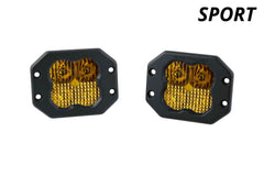 Diode Dynamics SS3 Sport ABL Yellow SAE Fog Flush (pair) DD6924P