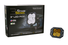 Diode Dynamics SS3 Sport ABL Yellow Driving Flush (single) DD6923S